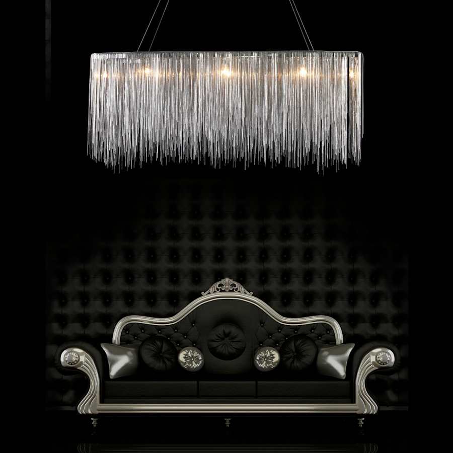 Avenue Lighting Fountain Ave. 24" Wide LED Square Chandelier - Image 3