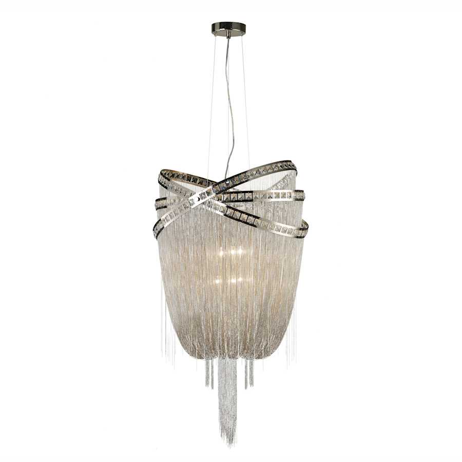 Avenue Lighting Wilshire Blvd. 6 Light 27" Wide Chandelier - Image 2