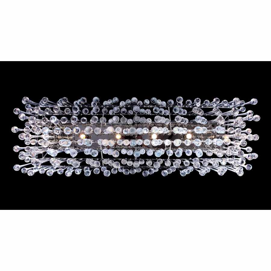 Avenue Lighting Hollywood Blvd. 6 Light 38" Wide Linear Chandelier - Image 3