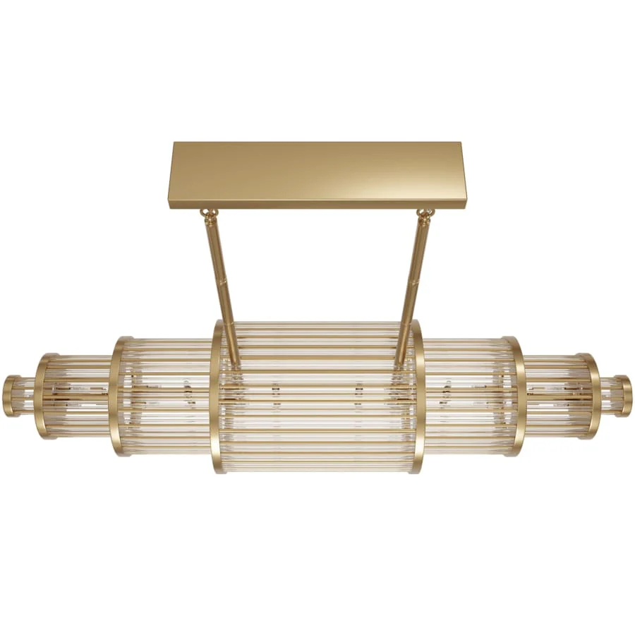Avenue Lighting Waldorf 28 Light 64" Wide Linear Chandelier - Image 3