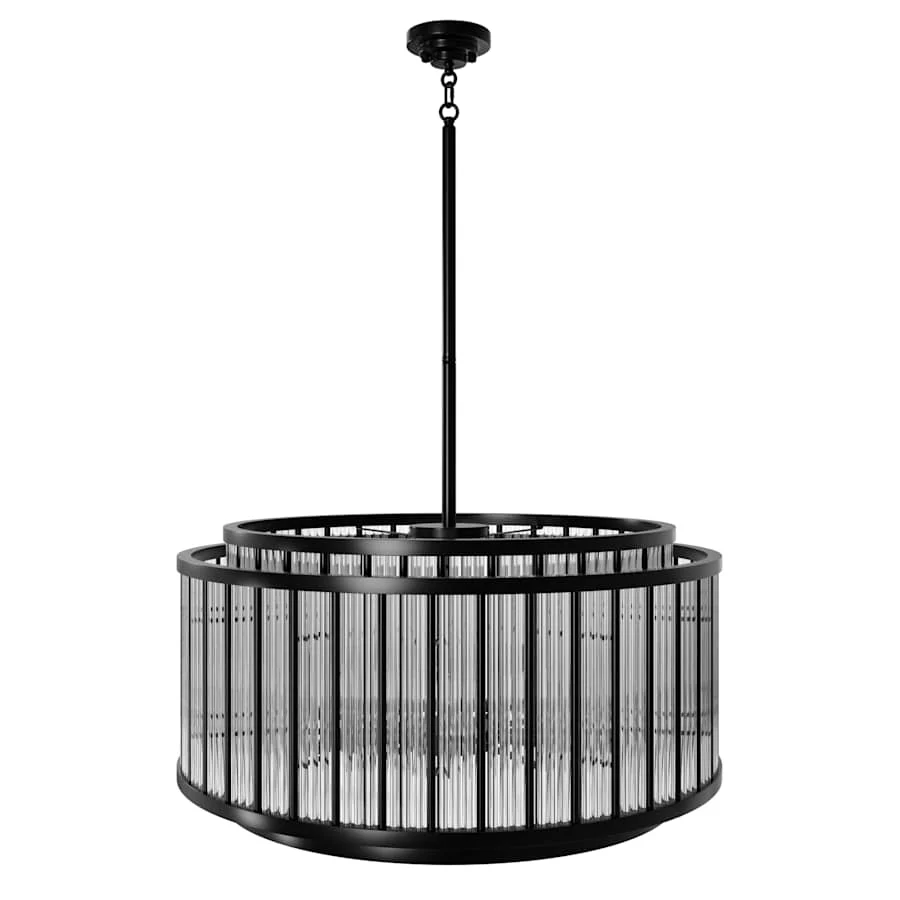 Avenue Lighting Waldorf 12 Light 31" Wide Drum Chandelier - Image 2