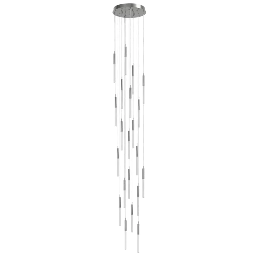 Avenue Lighting Main St. 21 Light 22" Wide LED Multi Light Pendant with Boa Glass Shades - Image 2
