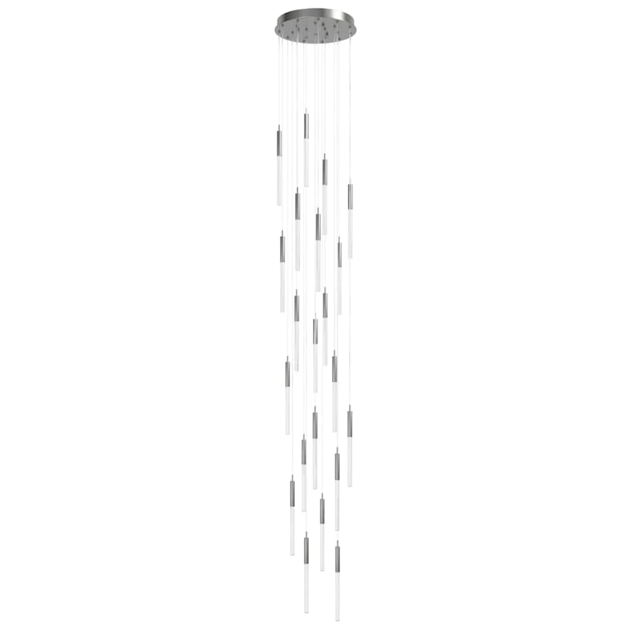 Avenue Lighting Main St. 21 Light 22" Wide LED Multi Light Pendant with Snow Glass Shades - Image 2