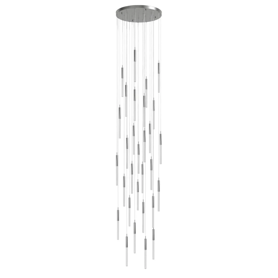 Avenue Lighting Main St. 31 Light 30" Wide LED Multi Light Pendant with Boa Glass Shades - Image 2