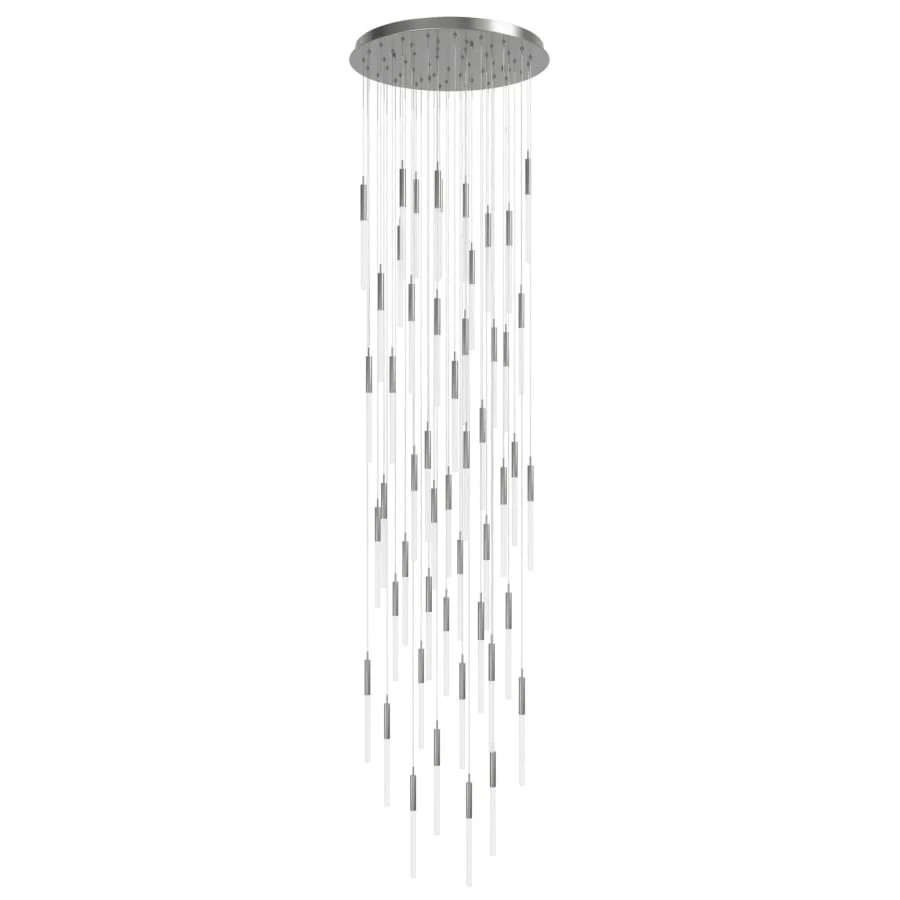 Avenue Lighting Main St. 51 Light 37" Wide LED Multi Light Pendant with Frosted Glass Shades - Image 2