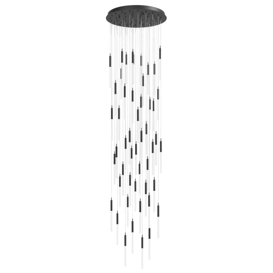 Avenue Lighting Main St. 51 Light 37" Wide LED Multi Light Pendant with Frosted Glass Shades - Image 3