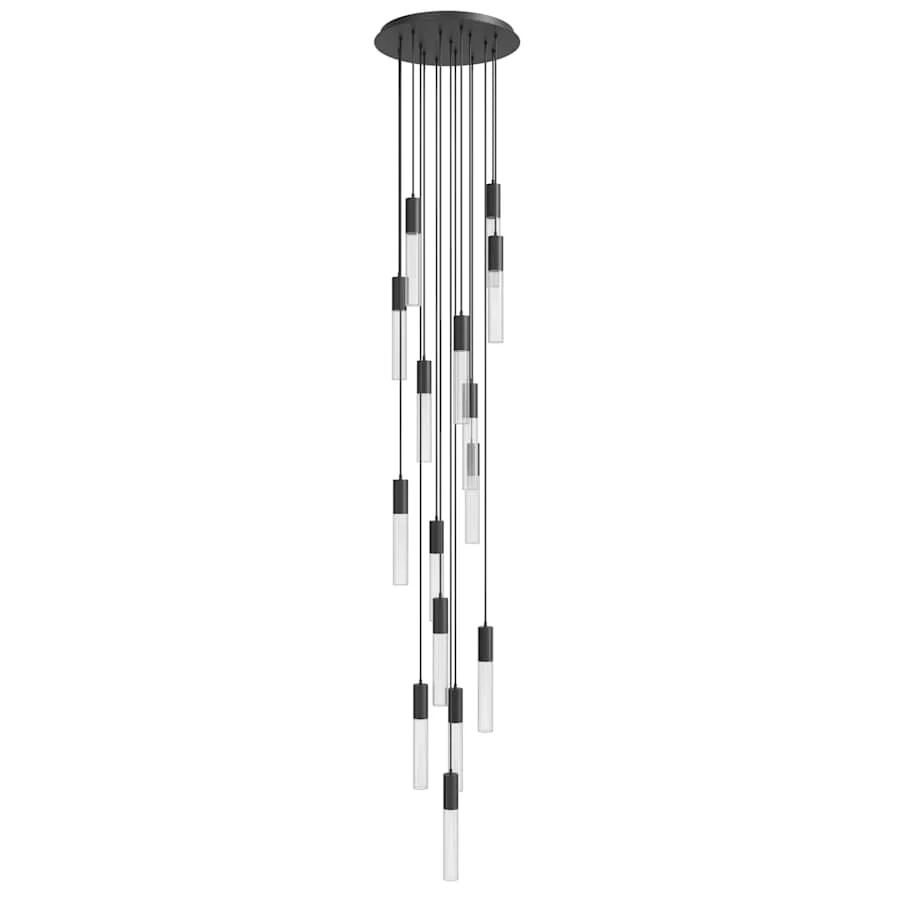 Avenue Lighting Strand 15 Light 24" Wide LED Multi Light Pendant with Glass Shades - Image 2