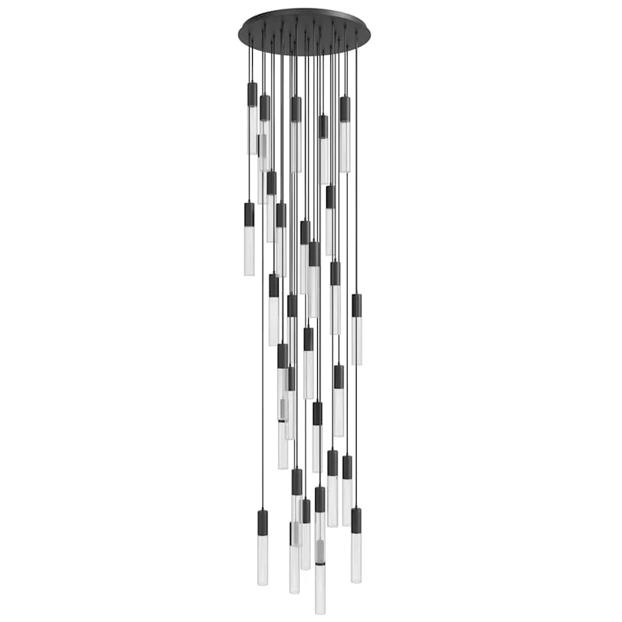 Avenue Lighting Strand 31 Light 32" Wide LED Multi Light Pendant with Glass Shades - Image 2