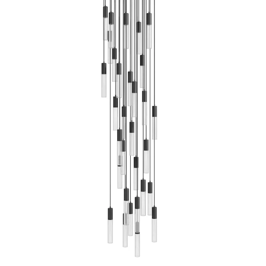 Avenue Lighting Strand 31 Light 32" Wide LED Multi Light Pendant with Glass Shades - Image 1