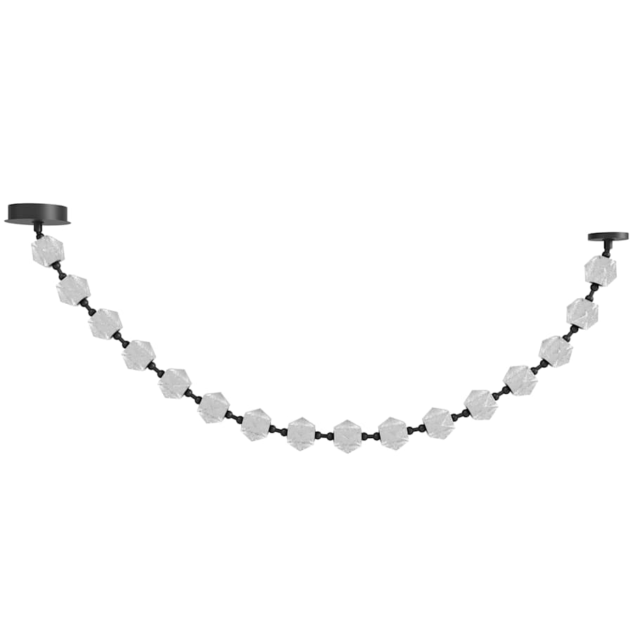Avenue Lighting Beluga 74" Wide LED Linear Pendant with Faceted Acrylic Shades - Image 1