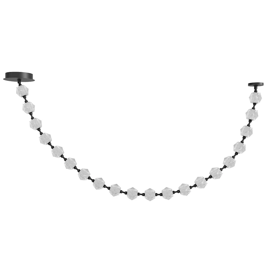 Avenue Lighting Beluga 90" Wide LED Linear Pendant with Faceted Acrylic Shades - Image 1