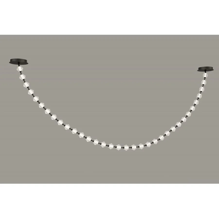 Avenue Lighting Beluga 139" Wide LED Linear Pendant with Faceted Acrylic Shades - Image 2