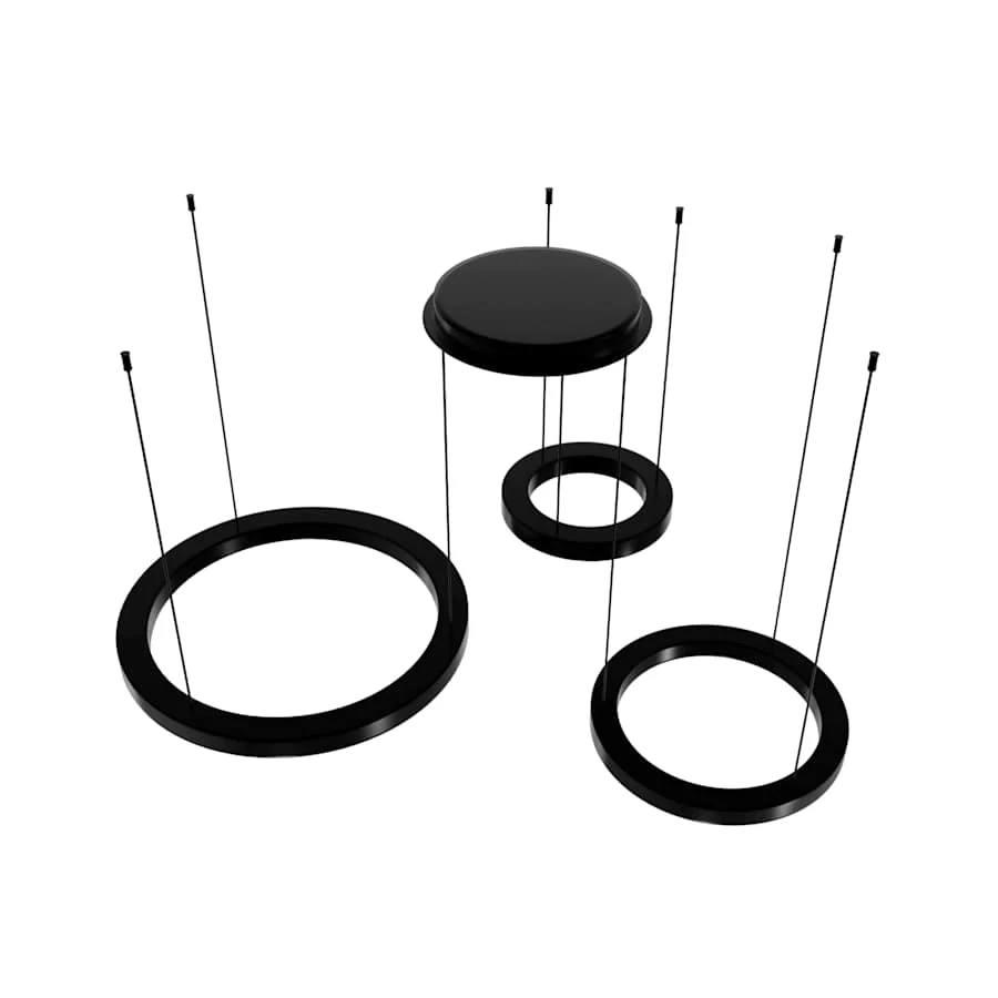 Avenue Lighting Aria 59" Wide LED Abstract Multi Light Pendant - Image 3