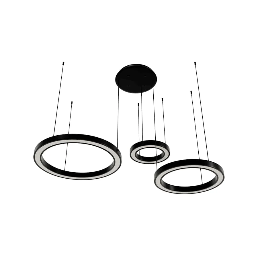 Avenue Lighting Aria 59" Wide LED Abstract Multi Light Pendant - Image 1