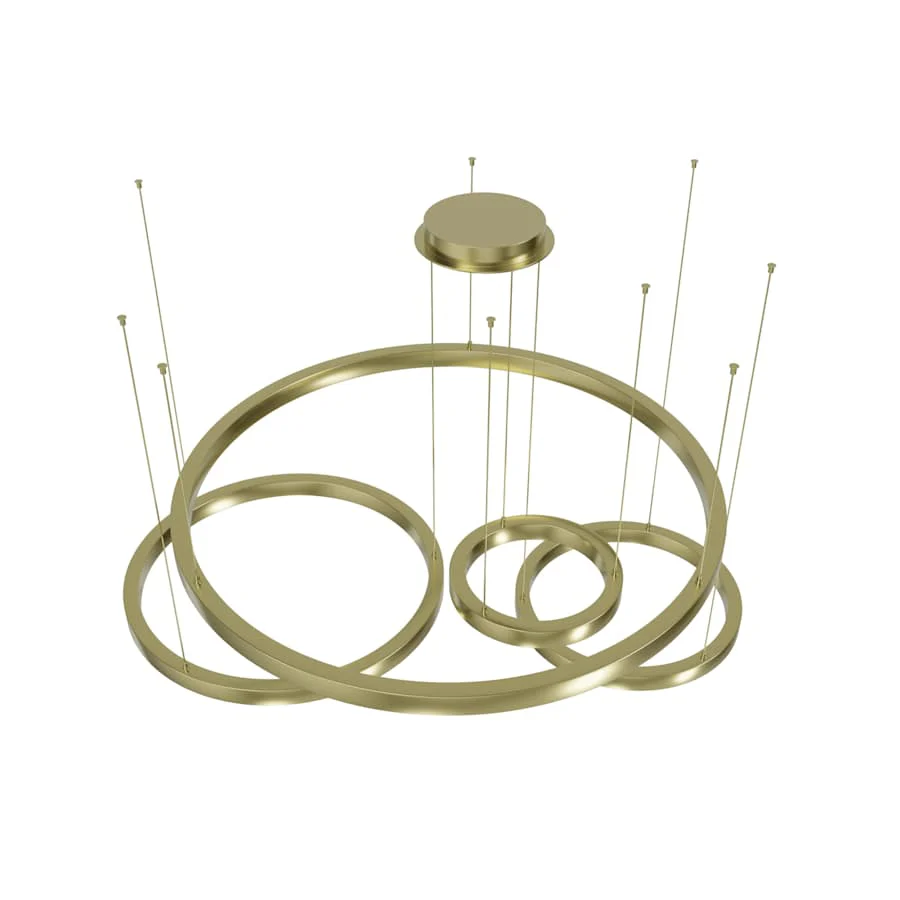 Avenue Lighting Aria 64" Wide LED Abstract Multi Light Pendant - Image 2
