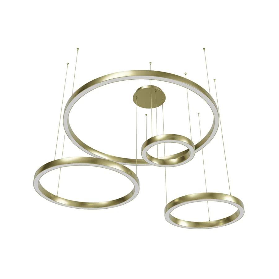 Avenue Lighting Aria 64" Wide LED Abstract Multi Light Pendant - Image 1