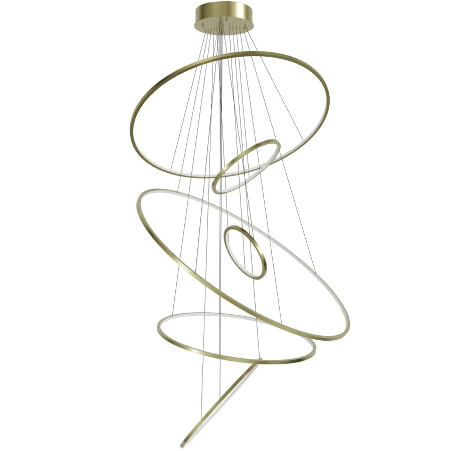 Avenue Lighting Aria 48" Wide LED Abstract Multi Light Pendant - Image 2