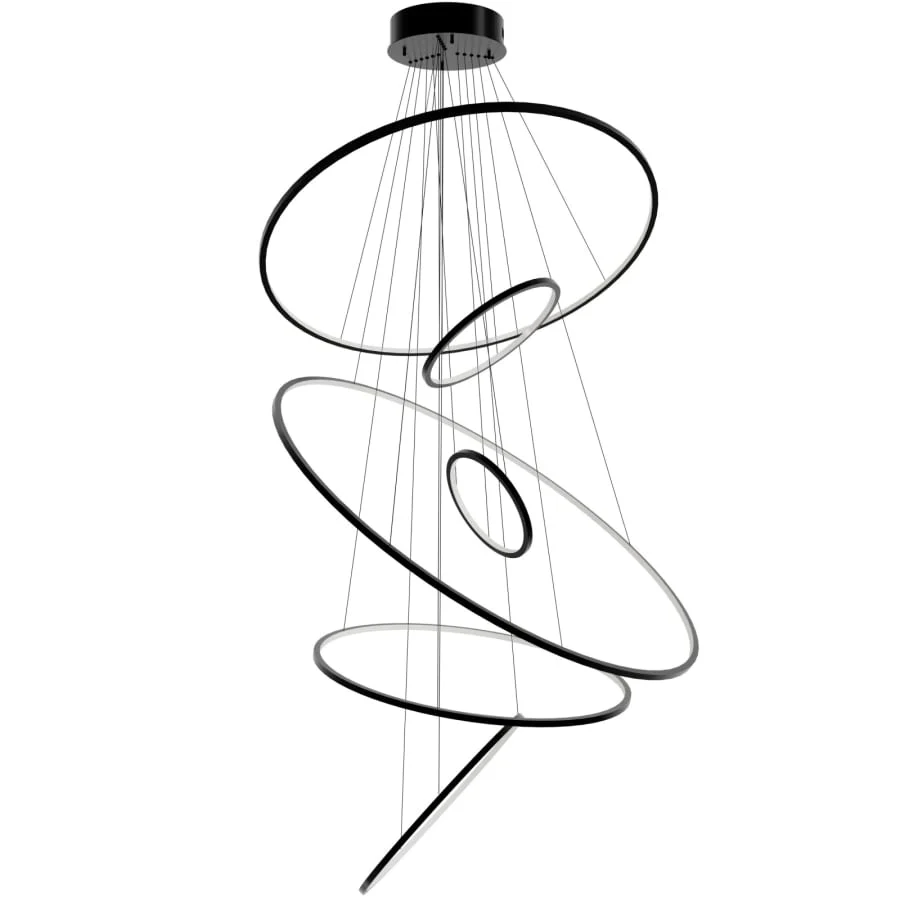 Avenue Lighting Aria 48" Wide LED Abstract Multi Light Pendant - Image 3