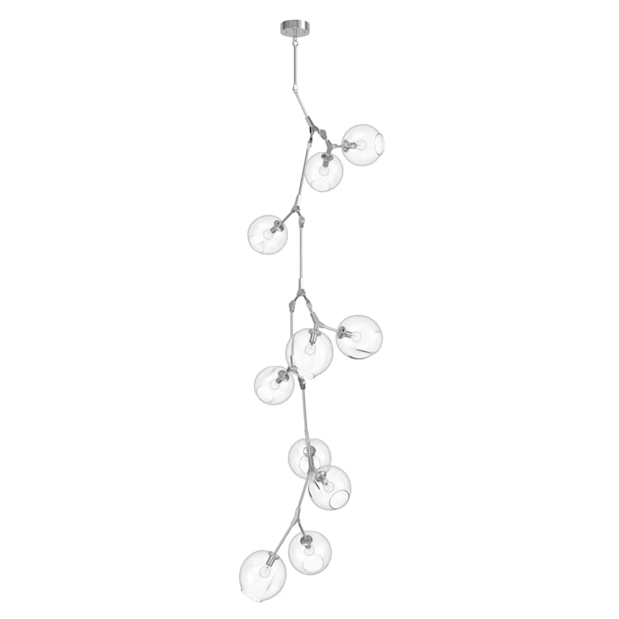 Avenue Lighting Fairfax Ave. 10 Light 27" Wide Abstract Chandelier with Hand-Blown Glass Shades - Image 3