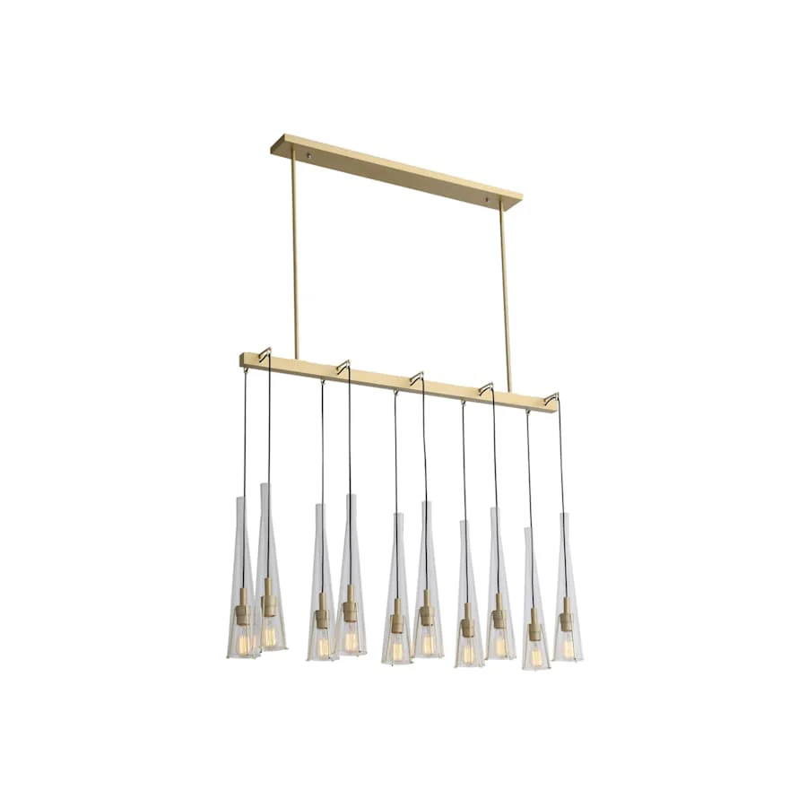Avenue Lighting Abbey Park 10 Light 50" Wide Linear Pendant - Image 2