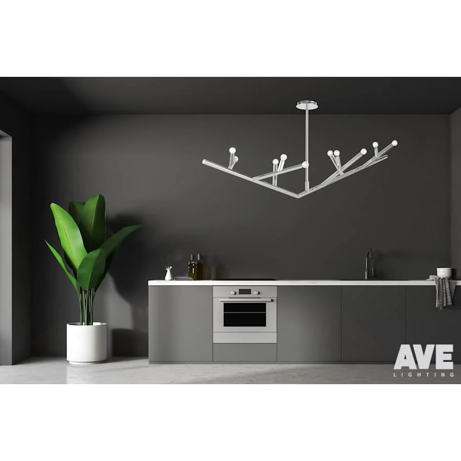 Avenue Lighting The Oaks 12 Light 71" Wide Abstract Chandelier - Image 2