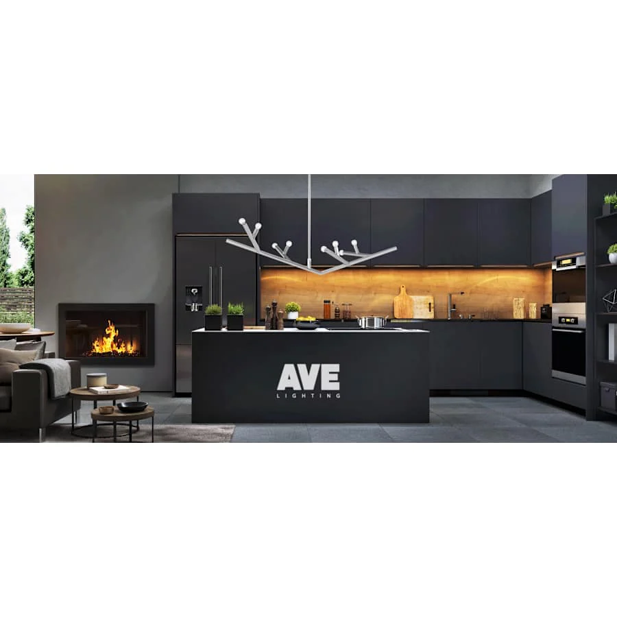 Avenue Lighting The Oaks 8 Light 52" Wide Abstract Chandelier - Image 2