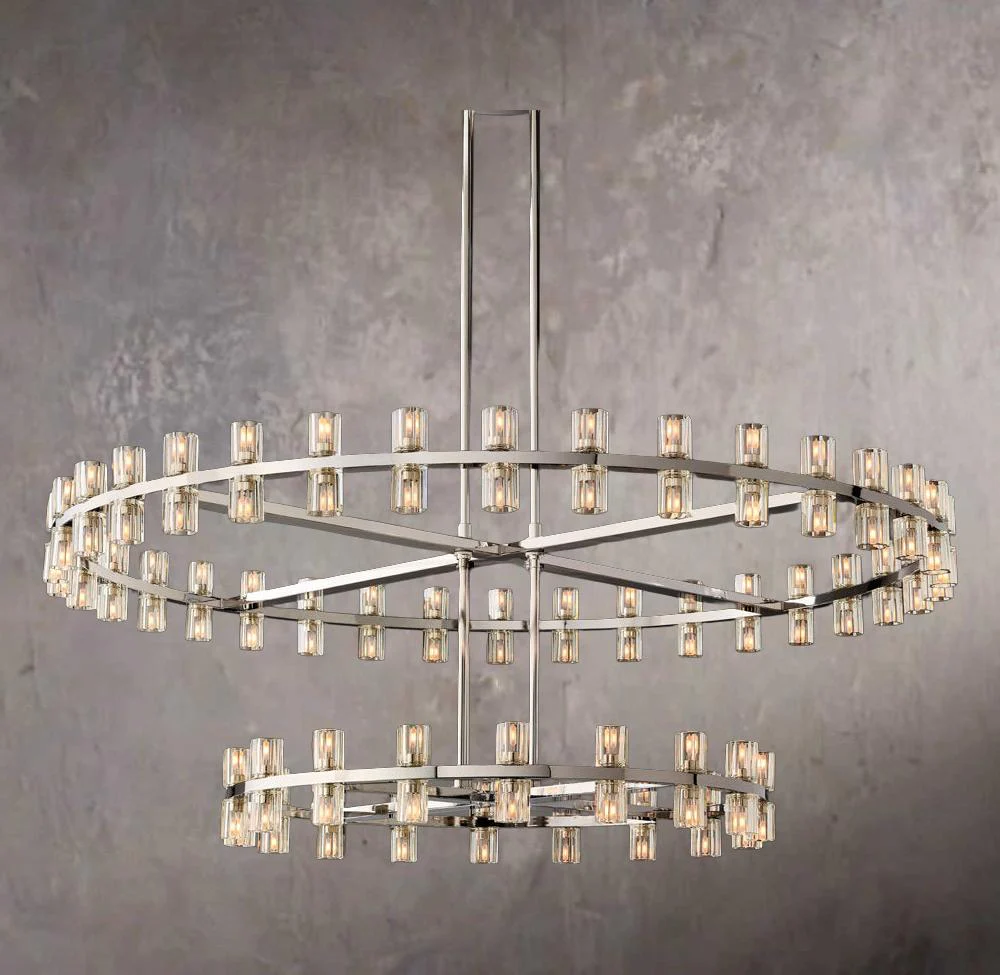 Arcachone Circular Two-Tier Chandelier 60" - Image 2