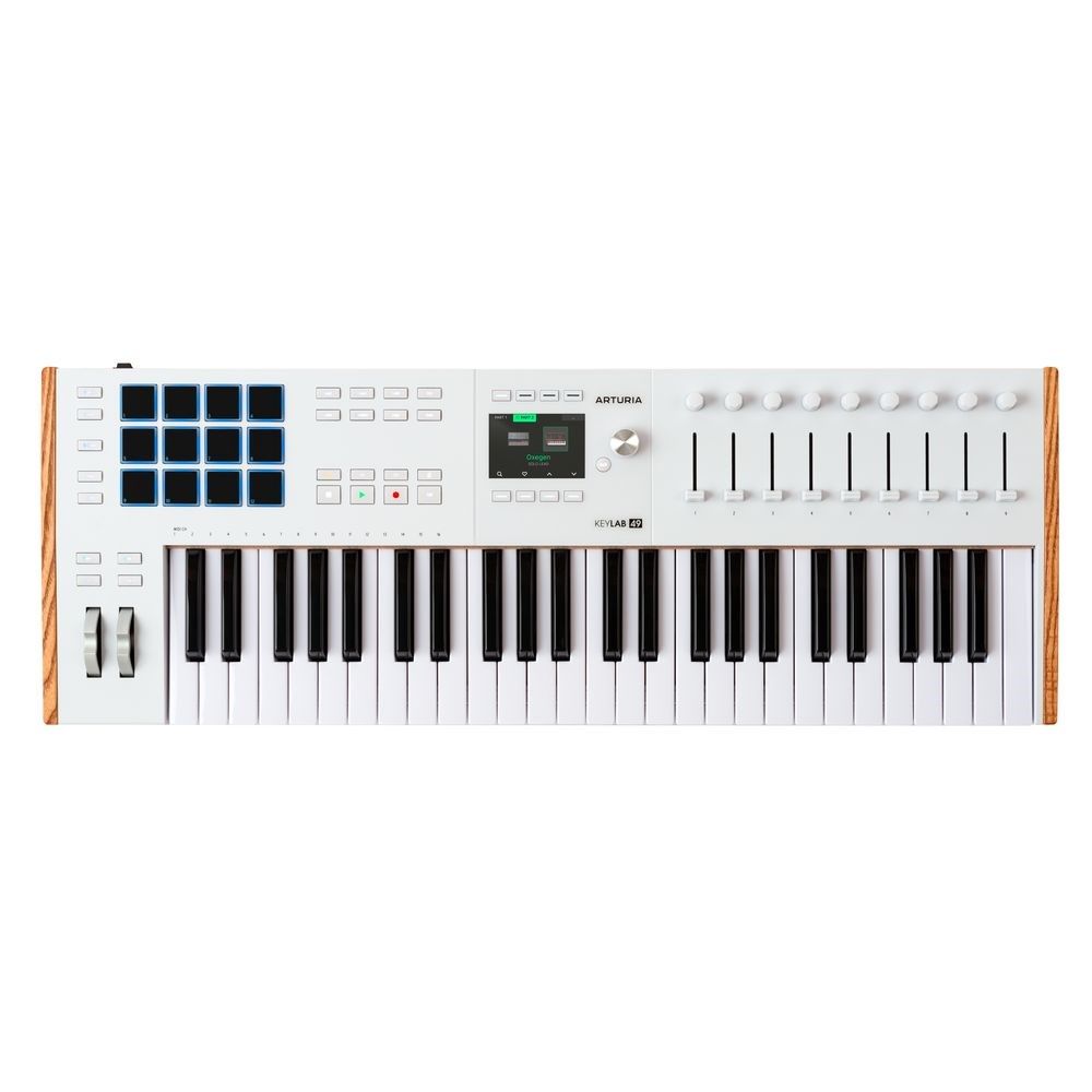 Arturia KeyLab 49 MK3 Universal MIDI Controller Keyboard (White) - Image 1