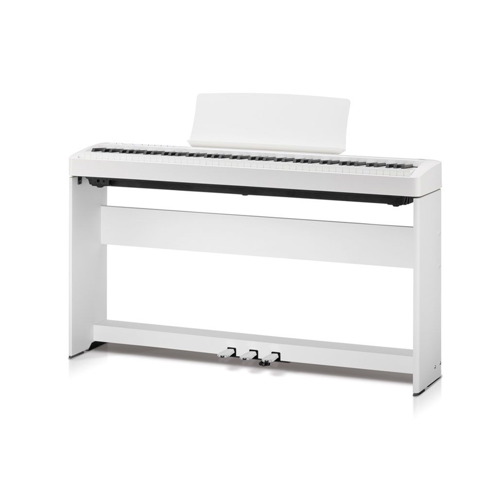 Kawai ES120 Digital Piano w/ Stand And Pedal Bundle (White) - Image 1