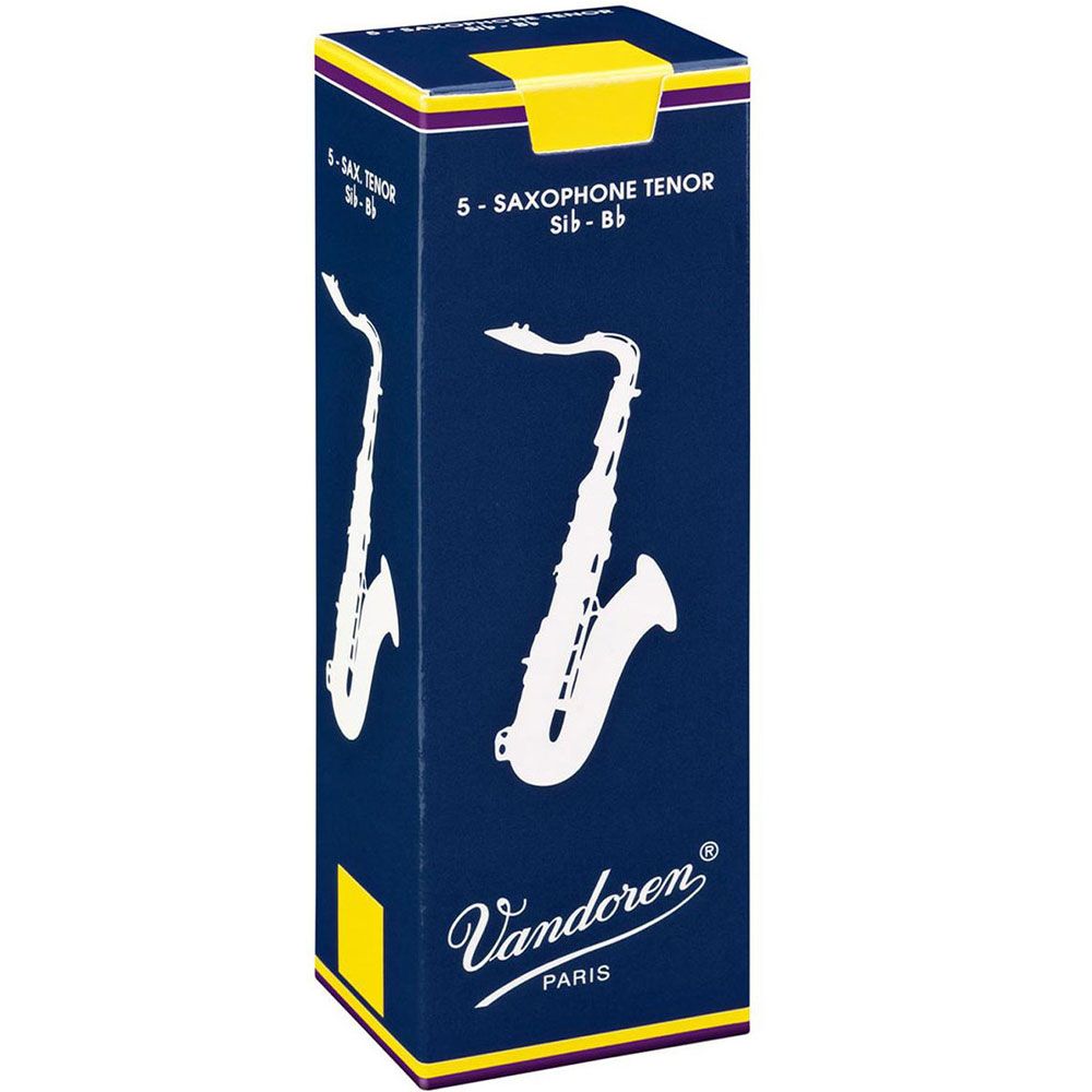 Vandoren Traditional Tenor Sax Reeds Strength 3.5 5 Pack - Image 1