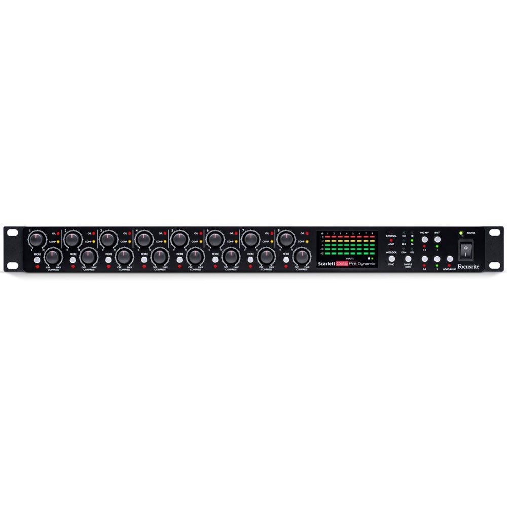Focusrite Scarlett OctoPre Dynamic 8-Ch Mic Pre w/ AD/DA Conversion & Compression - Image 1