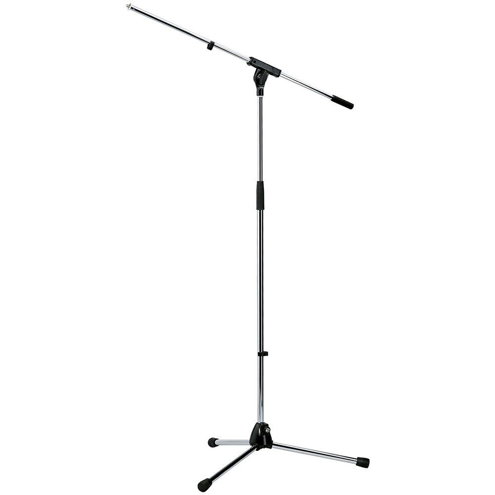 Konig & Meyer 210/6 Microphone Stand (Chrome) - Image 1