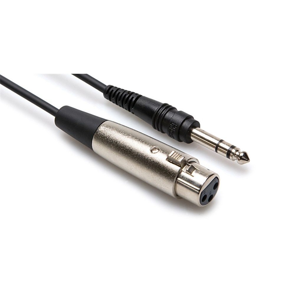 Hosa STX-105F XLR(F) to 1/4" TRS Balanced Interconnect Cable (5ft) - Image 1