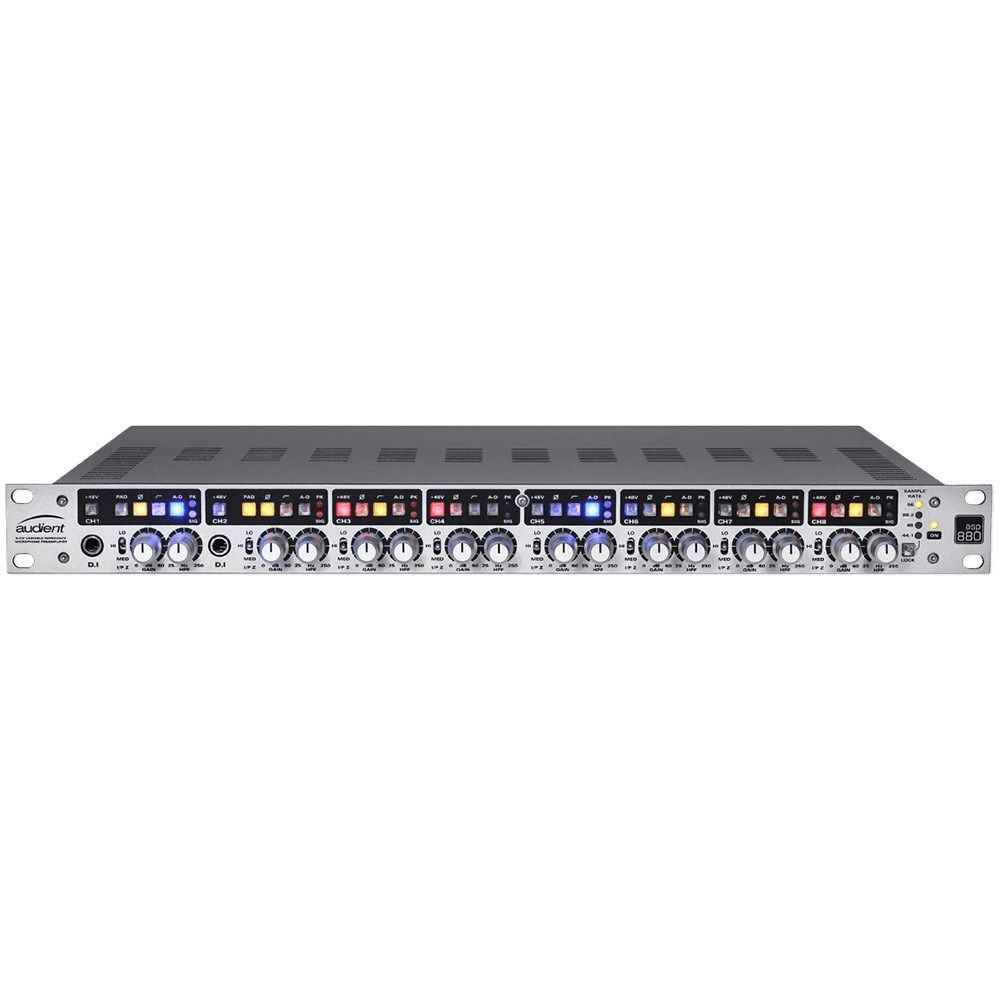 Audient ASP880 8-Ch Mic-Pre & ADC w/ Variable Impedance & Variable High Pass Filters - Image 1