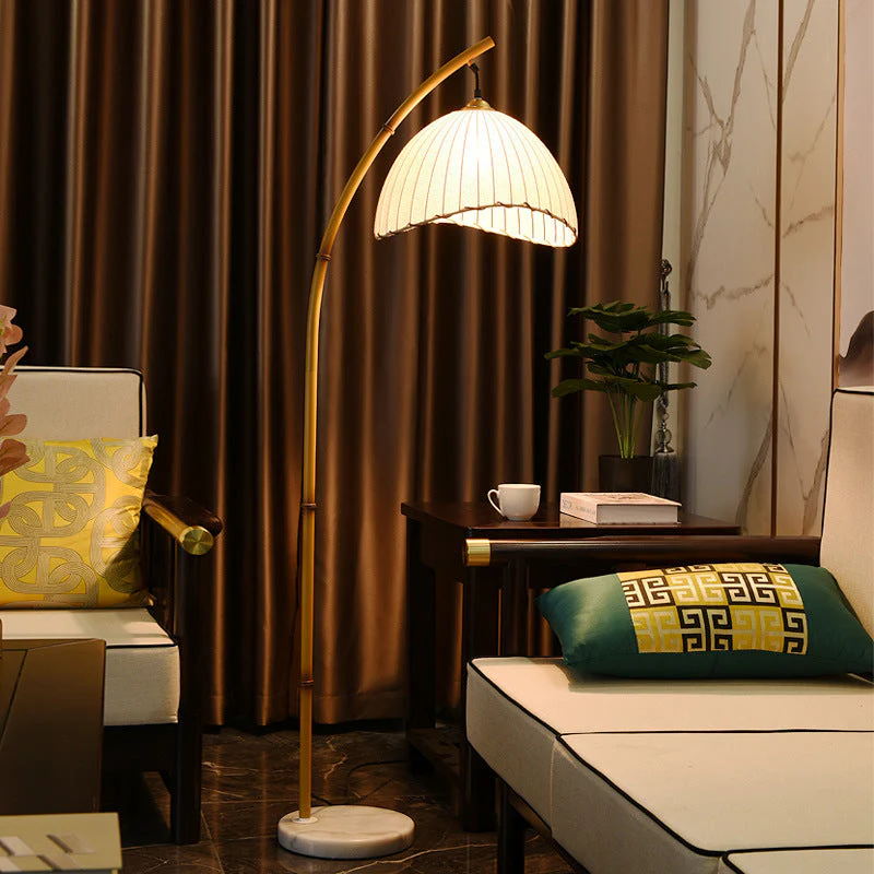Bamboo Floor Lamp Stylish Lighting for Study & Bedroom - Image 2