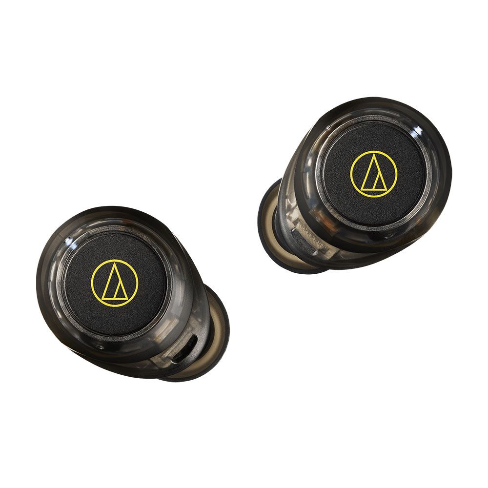 Audio Technica CKS30TW Truly Wireless Noise-Cancelling Earbuds (Transparent Black) - Image 1