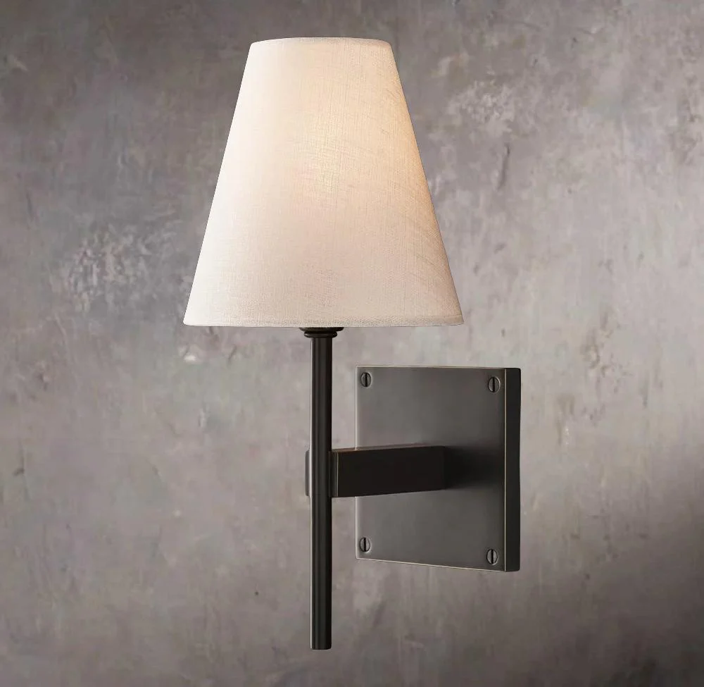 Fulahm Linen Wall Sconce - Image 3