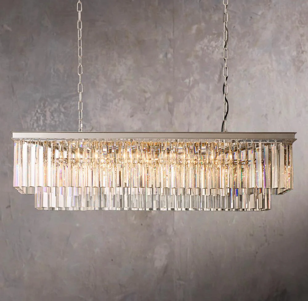 1920s Odeon Linear Pendant Light 49" - Image 2