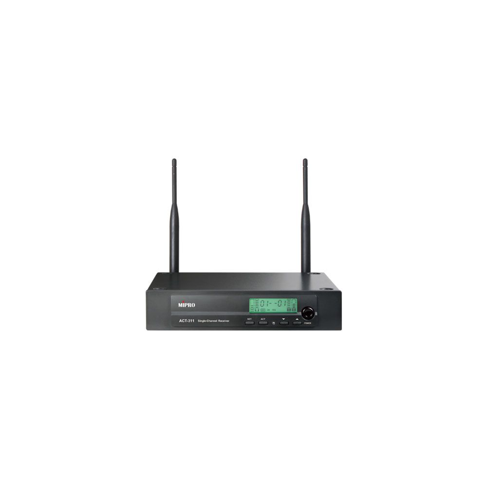 Mipro ACT311B5 5-Band Single Channel Wireless Mic Receiver (5NB Frequency Band) - Image 1