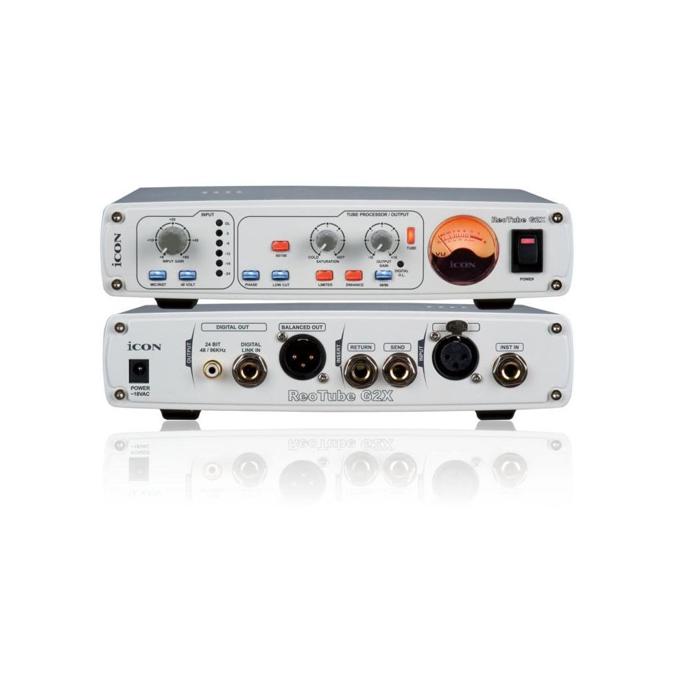 Icon ReoTube G2X Microphone/Instrument Preamp w/ SPDIF Output - Image 1