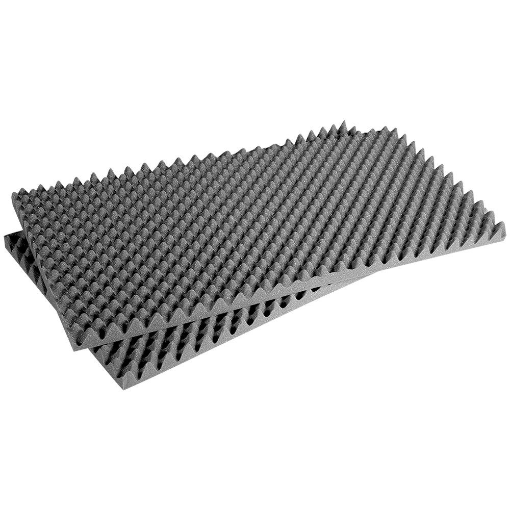 Auralex SonoMatt Studiofoam Pro Panel 96"x48"x2" - 2-Pack (Charcoal) - Image 1