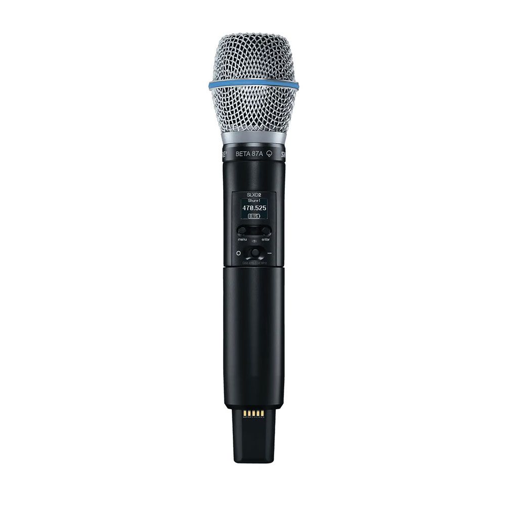 Shure SLXD2B87 Wireless Digital Transmitter Handheld SLXD2/ Beta 87a J54 Band - Image 1