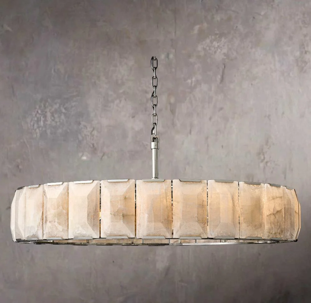 Harlowe Calcite Circular Chandelier 60" - Image 2