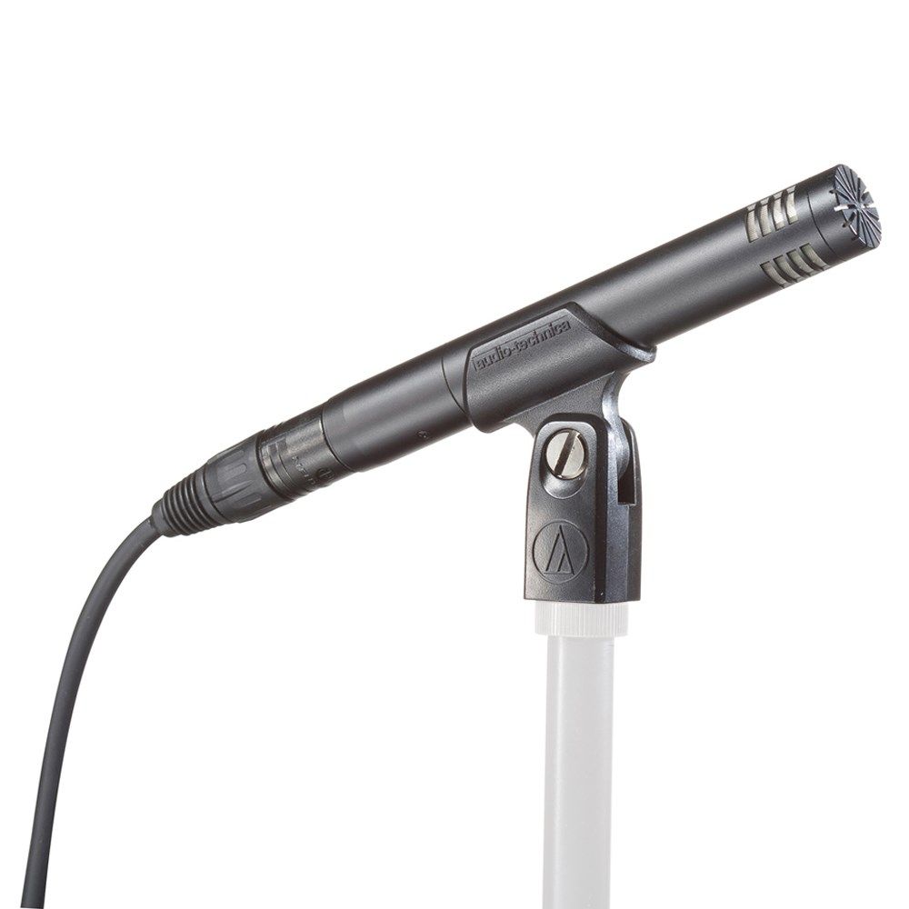 Audio Technica AT2031 Small Diaphragm Cardioid Condenser w/ Clamp, Windscreen & Pouch - Image 1