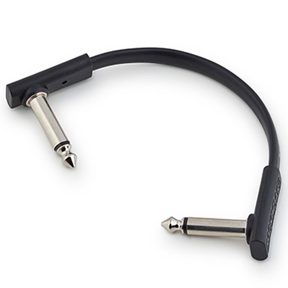 RockBoard Flat Patch Cable 10cm Black - Image 1