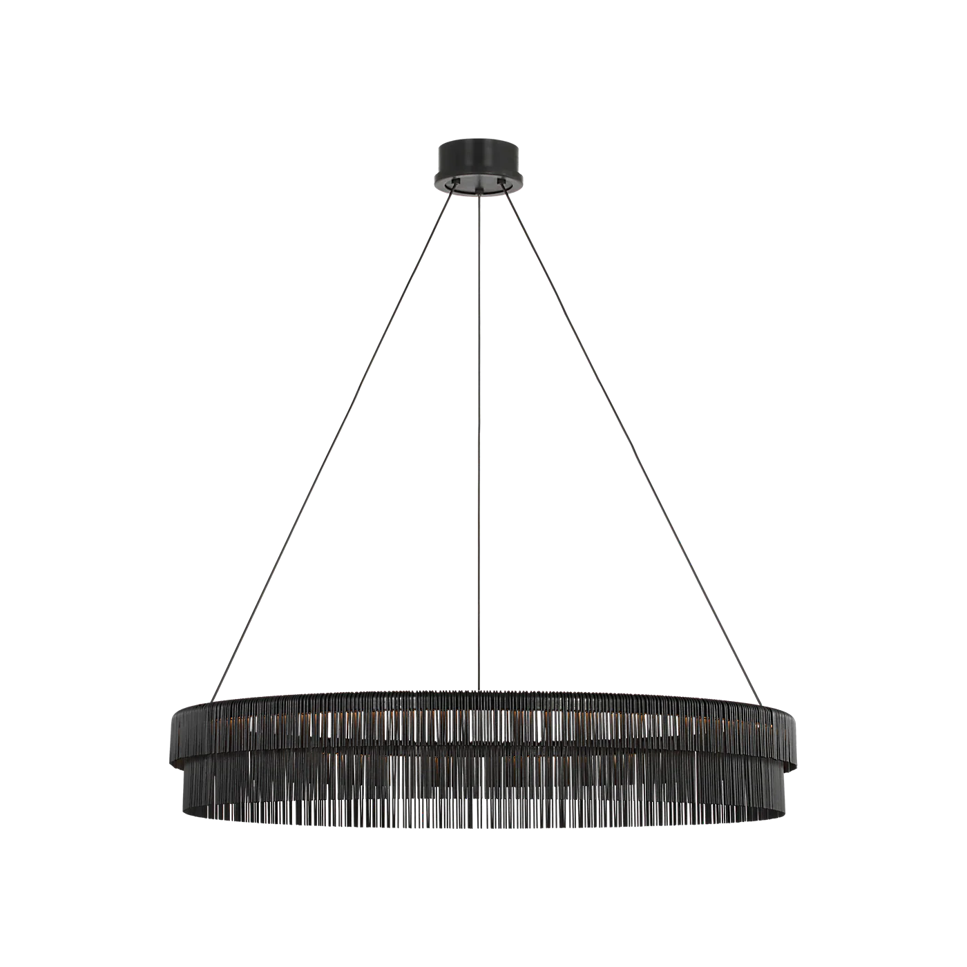 Differo 40″ Layered Ring Chandelier