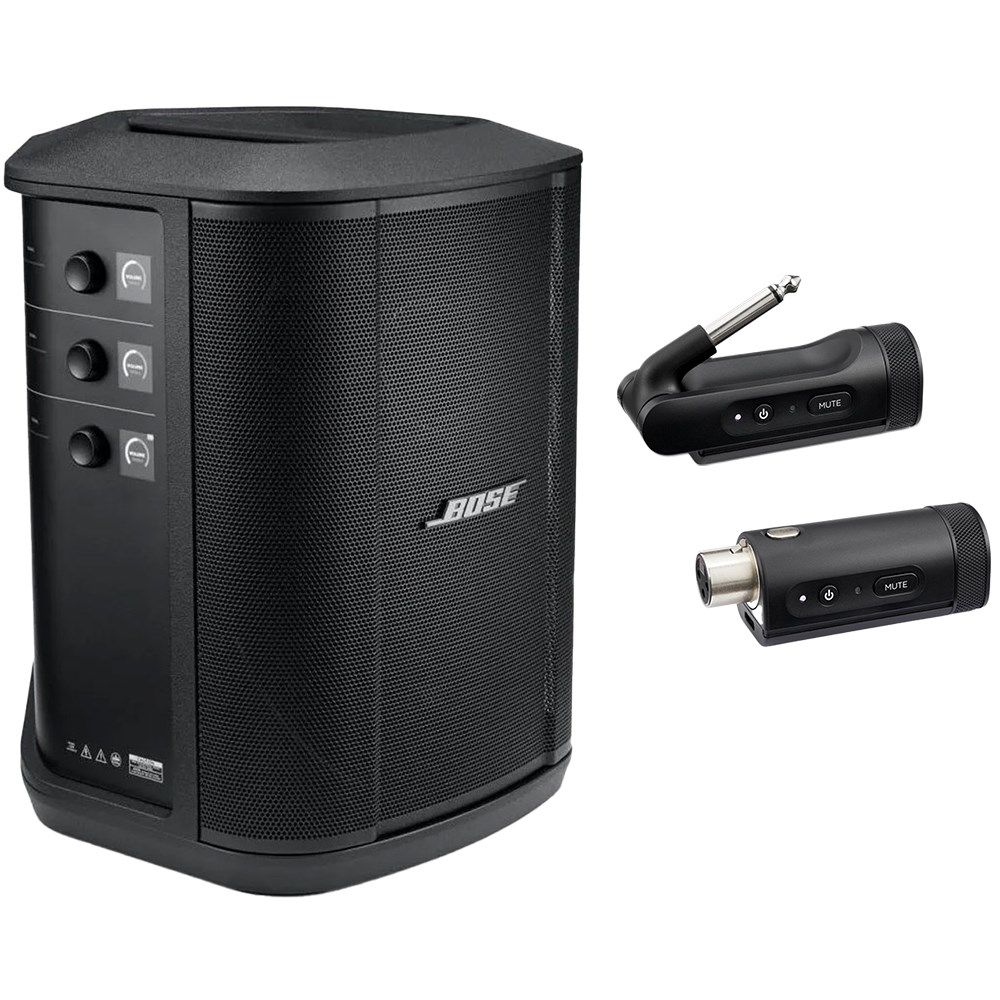 Bose S1 Pro+ Wireless Pack w/ XLR Transmitter & 1/4" Instrument Transmitter - Image 1