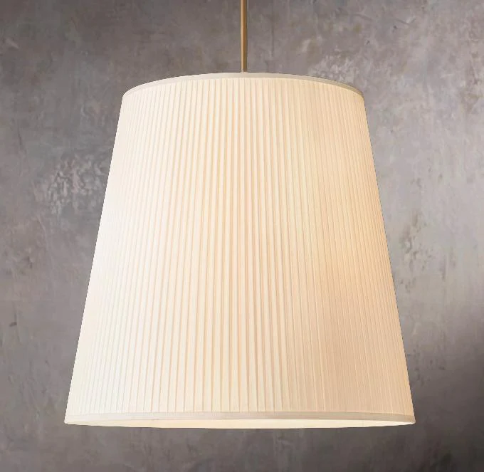 Handwoven Cane Textured Drum Pendant Lamp