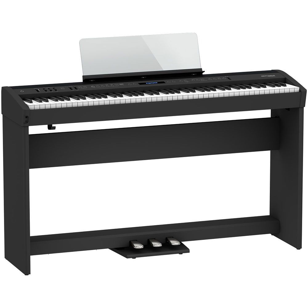 Roland FP60X Digital Piano w/ Stand & Pedals (Black) - Image 1