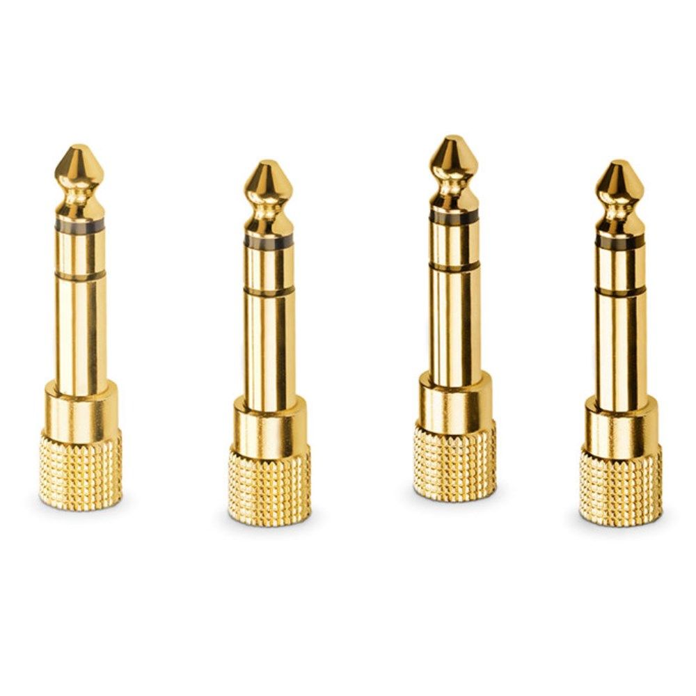 Rode HJA4 3.5mm to 1/4" Headphone Adaptors - 4 Pack (for RODECaster Pro & AI1) - Image 1